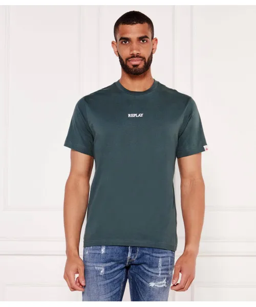 

Футболка Regular fit Replay, зеленый