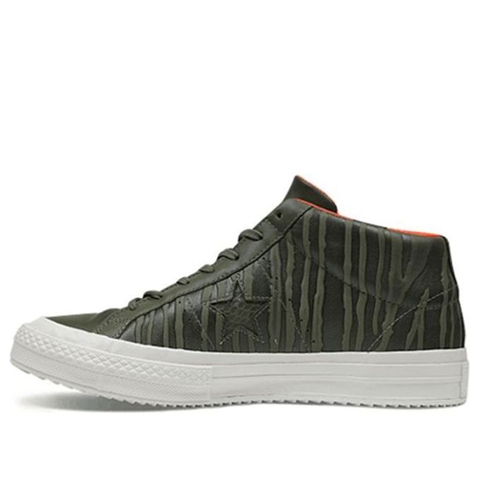

Кеды Converse One Star Mid Tops Green, зеленый