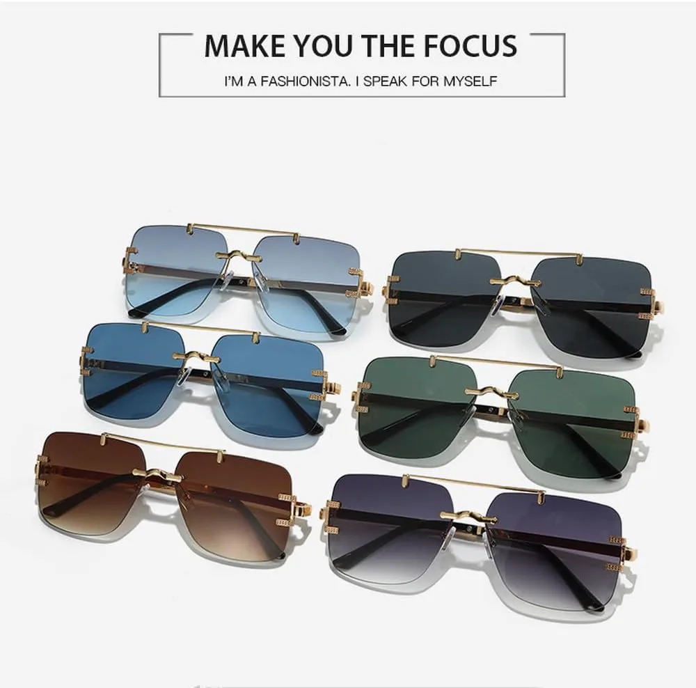 

Модные классические солнцезащитные очки для мужчин, винтажные металлические солнцезащитные очки для женщин, защита от УФ-излучения UV400 TKKTLLT, Gold Brown