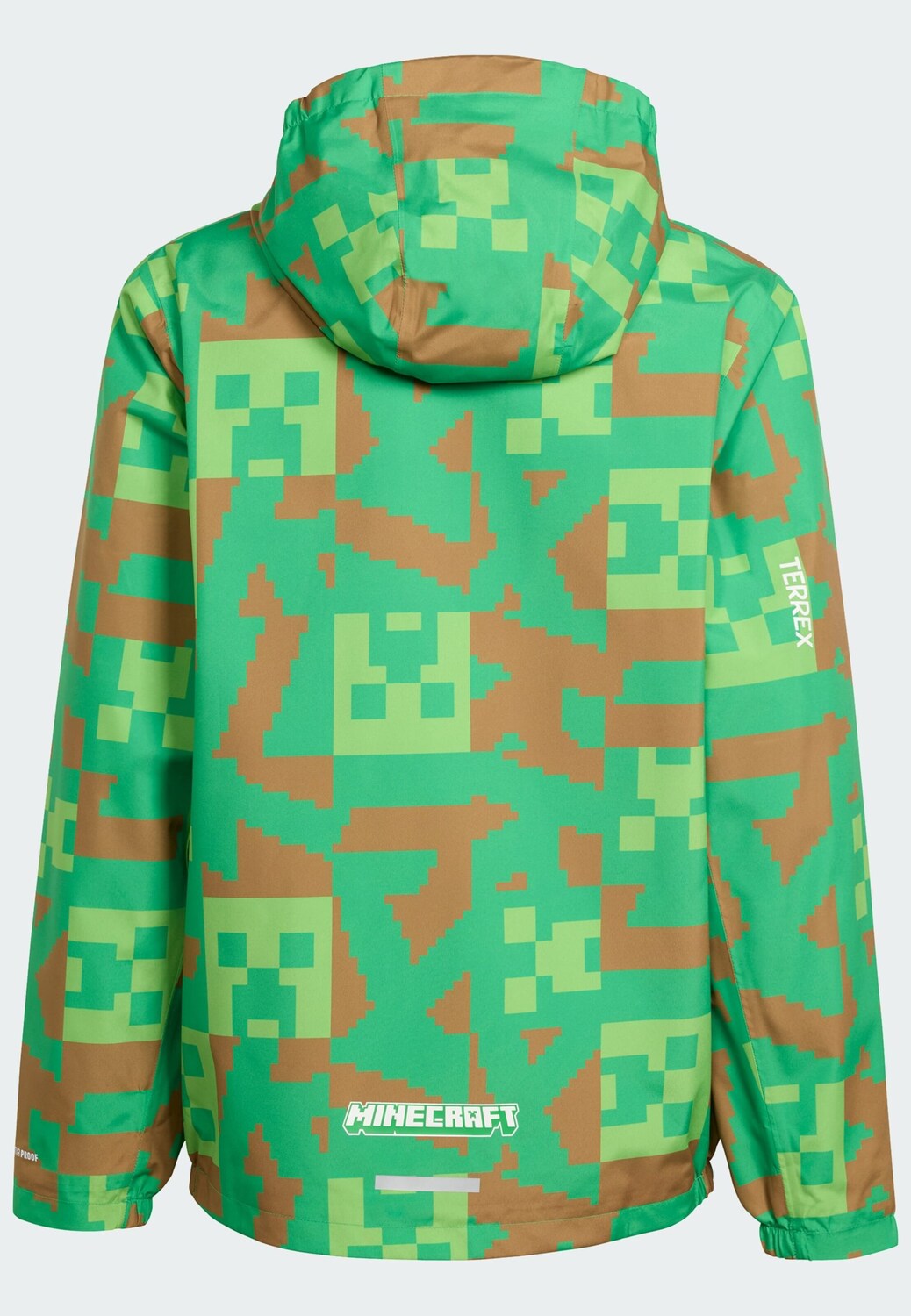 ADIDAS TERREX Куртка Outdoor 'Minecraft' в цвете Lime, Light Green — фото 3