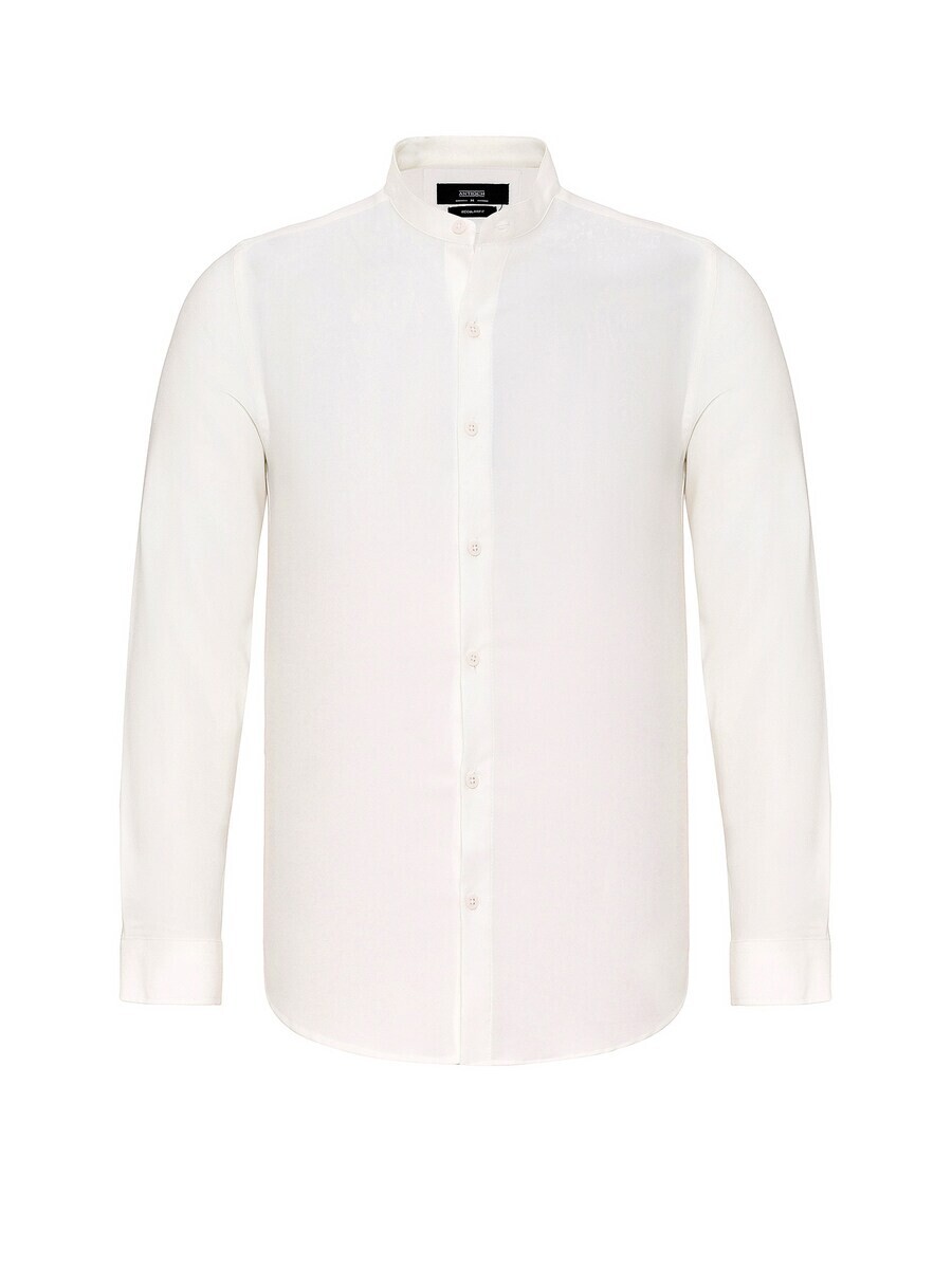 

Повседневная рубашка Antioch Slim fit Button Up Shirt Luigi, экрю