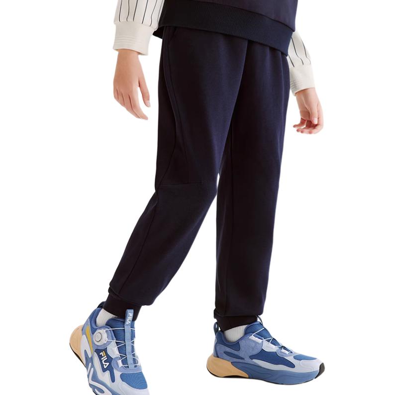 Подростковые вязаные спортивные штаны FILA KIDS, синий — фото 4