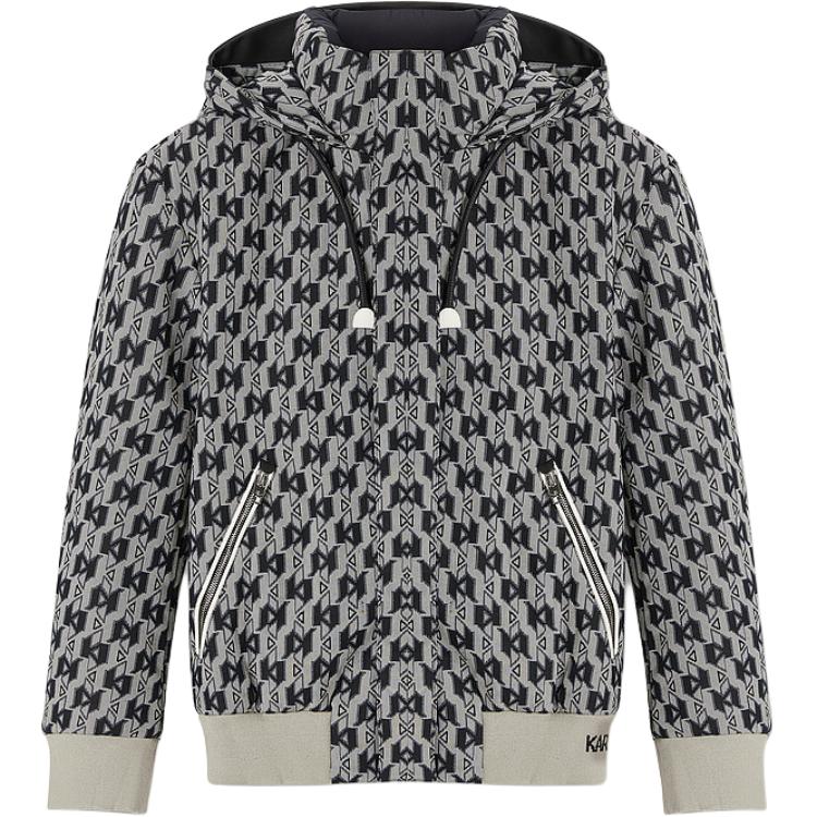 

KARL LAGERFELD / Karl Lagerfeld Jeans Пуховик KARL LAGERFELD FW24 мужской средний серый, Medium Gray