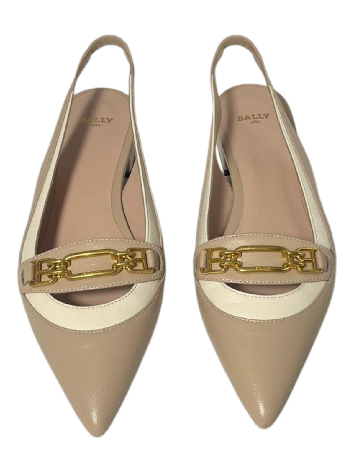 Женские туфли-лодочки Corda Flat от Bally Dianet 6238104, золотой — фото 4