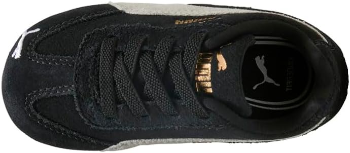 Детские кроссовки Puma Speedcat с альтернативной застежкой для девочек (для малышек), белый/черный — фото 4