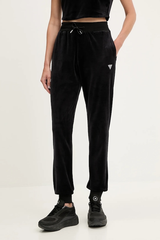 

Велюровые спортивные брюки Couture Guess, черный