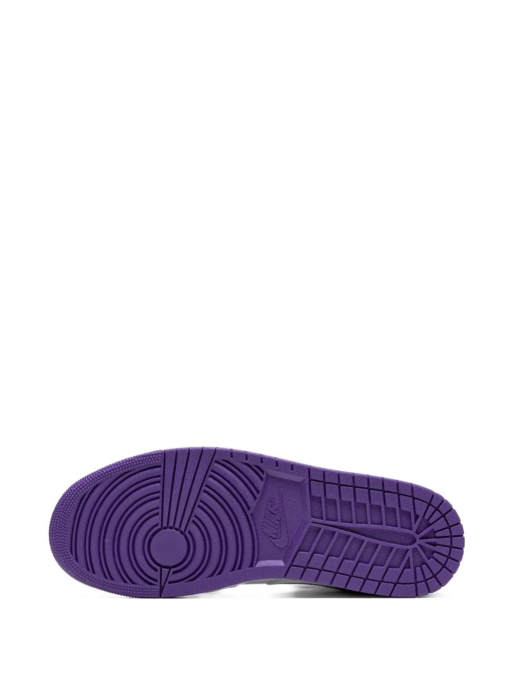 Кроссовки Air  1 Mid Dark Iris Jordan, белый — фото 4