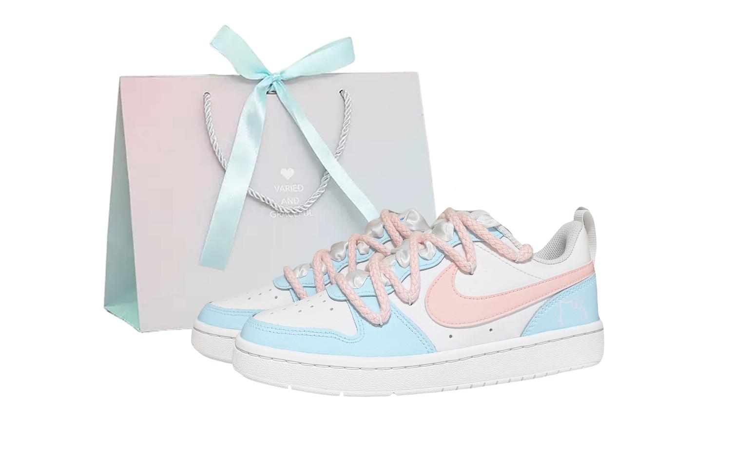 

Низкие детские кроссовки для скейтбординга Court Borough для подростков Nike, синий