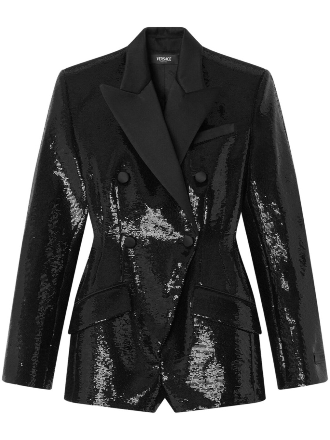 

Декорированный ромпер Hourglass Versace, черный