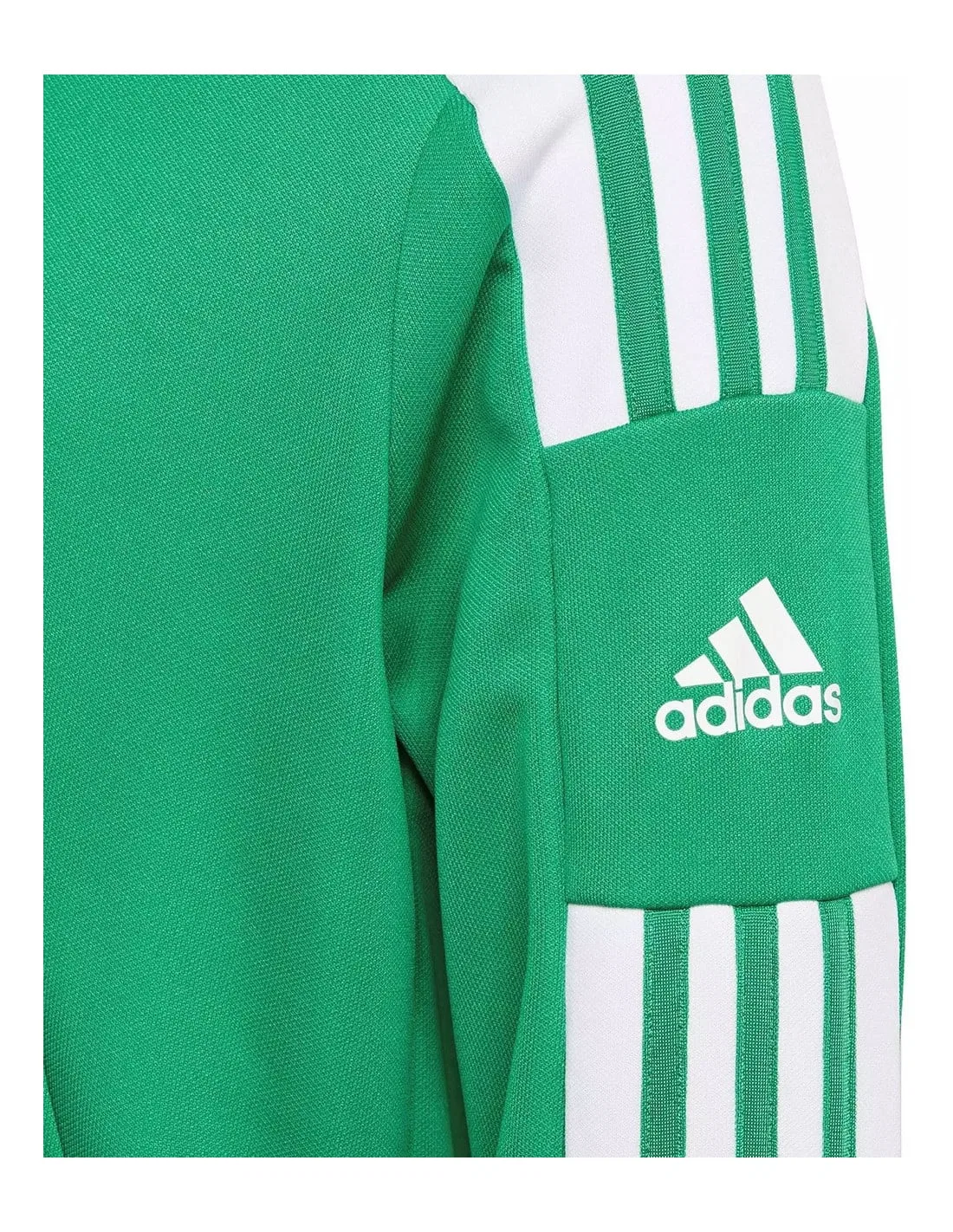 Свитшот полиэстер Adidas, зеленый — фото 3