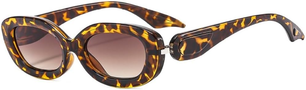 

Овальные солнцезащитные очки для женщин и мужчин, с поликарбонатными линзами, металлической оправой и шарнирами, в винтажном стиле, защита от ультрафиолета UV400 LANGSER, C7