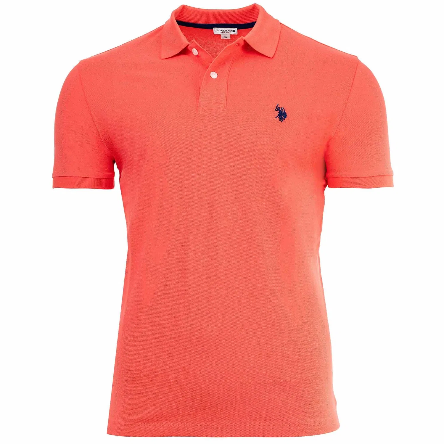 Поло оранжевое, U.S. Polo Assn., оранжевый
