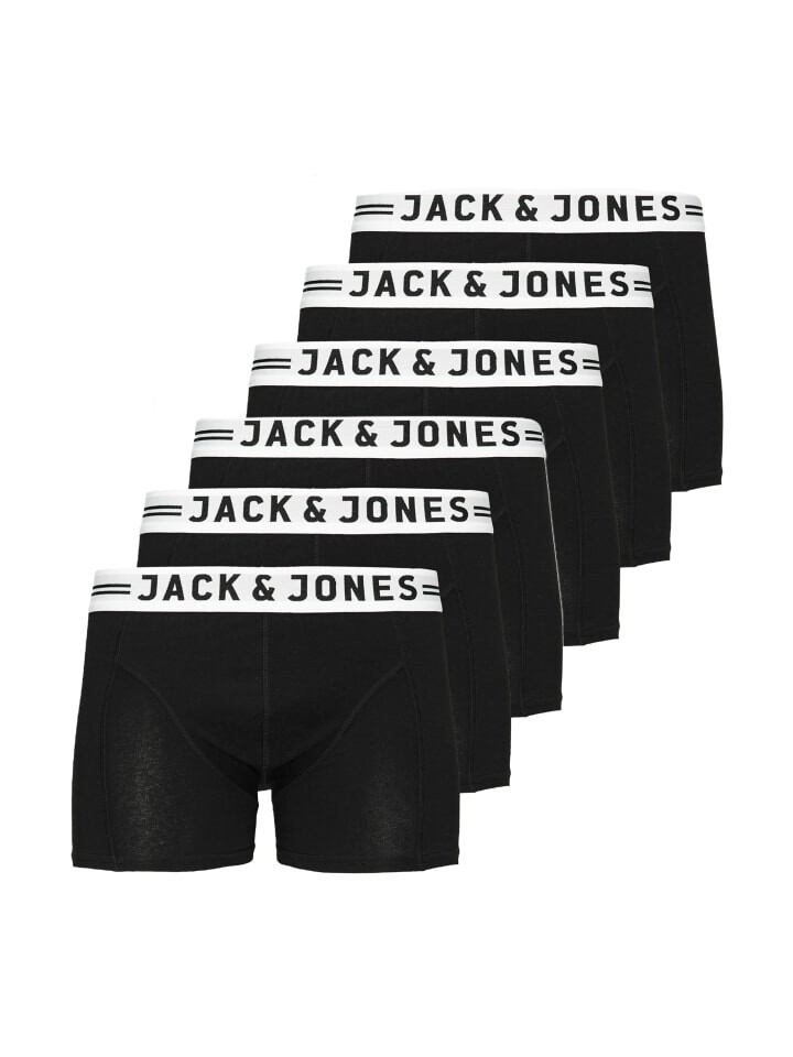 

Трусы Jack & Jones Retro Short / Pant Sense, цвет Schwarz/Weiß