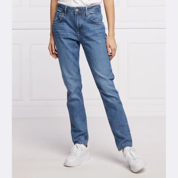 

Фиолетовые джинсы кроя для мамы высокая талия Pepe Jeans London, синий