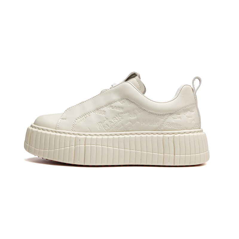 

FAIRWHALE Износостойкие низкие мужские кроссовки для скейтбординга Light Cloud White