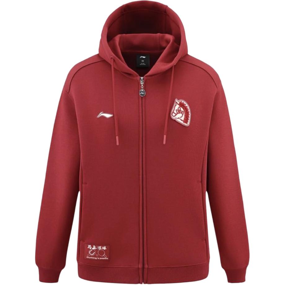 

Толстовка Li-Ning Table Tennis Collection Unisex, темно-crimson