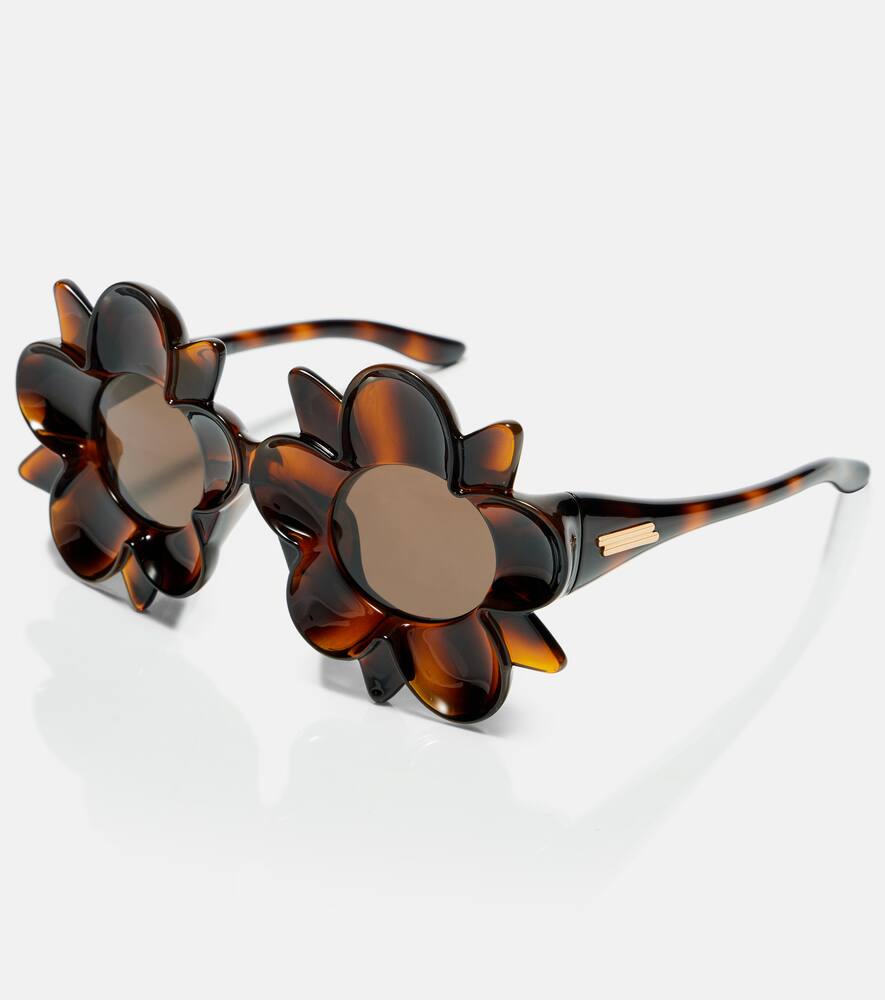 Круглые солнцезащитные очки Peggy Flower Bottega Veneta — фото 4