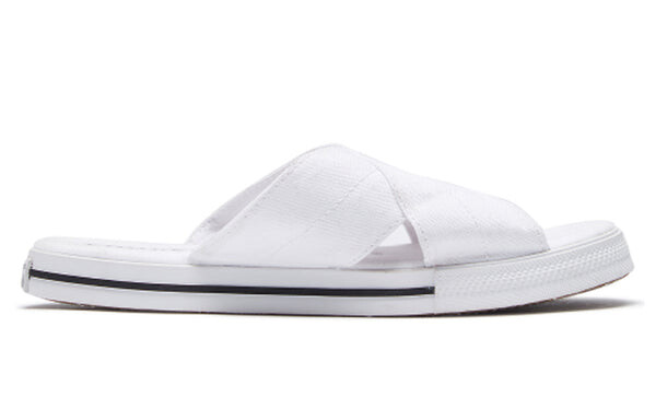 Тапочки one star slide canvas white slippers 'white black' Converse, белый — фото 2