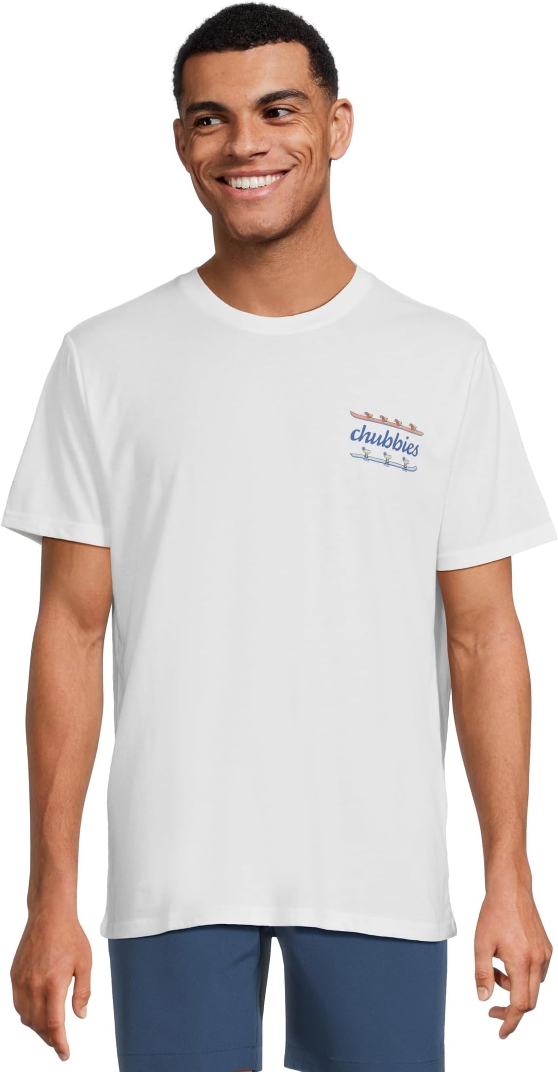 

Футболка Chubbies The Row Row Row, белый
