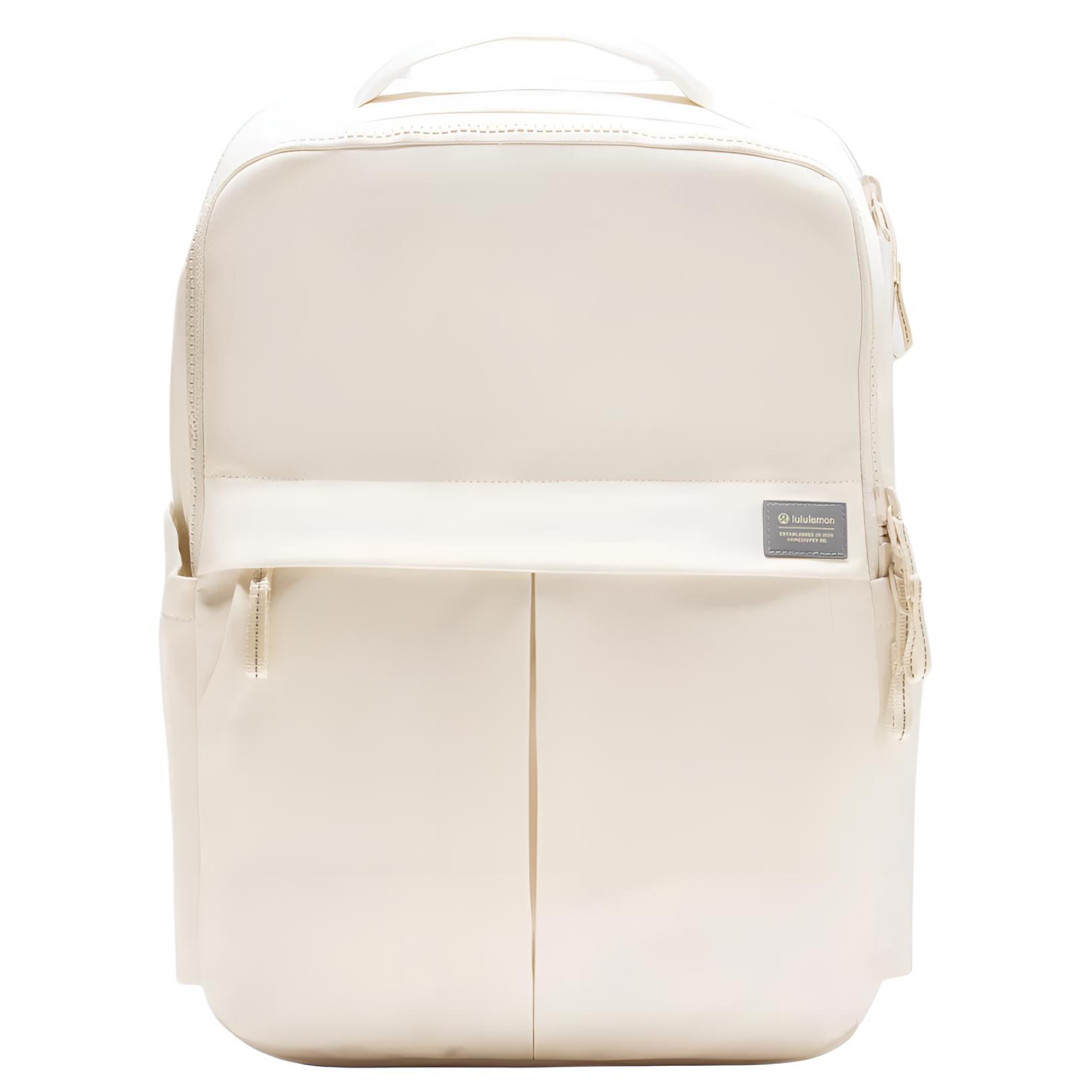 

Lululemon Полиэстеровый рюкзак унисекс светло-бежевый белый, Light Ivory White
