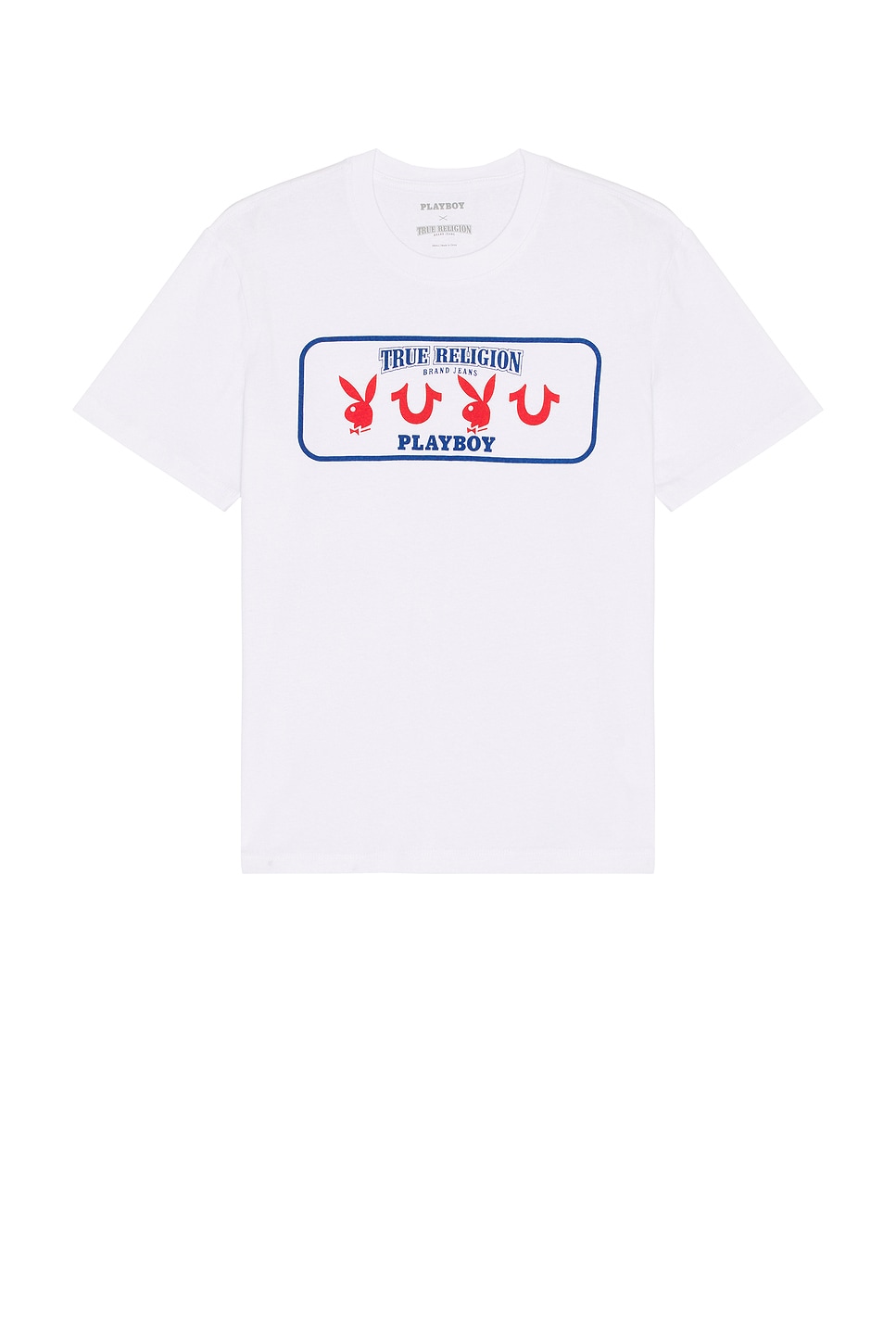 

Футболка с повторяющимся рисунком Playboy Bunny от True Religion, optic white