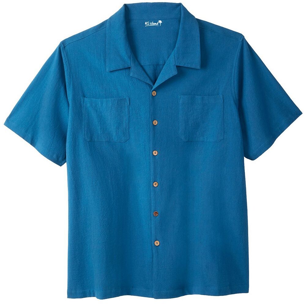

Мужская марлевая рубашка Kingsize, большая и высокая KingSize, цвет Midnight Teal