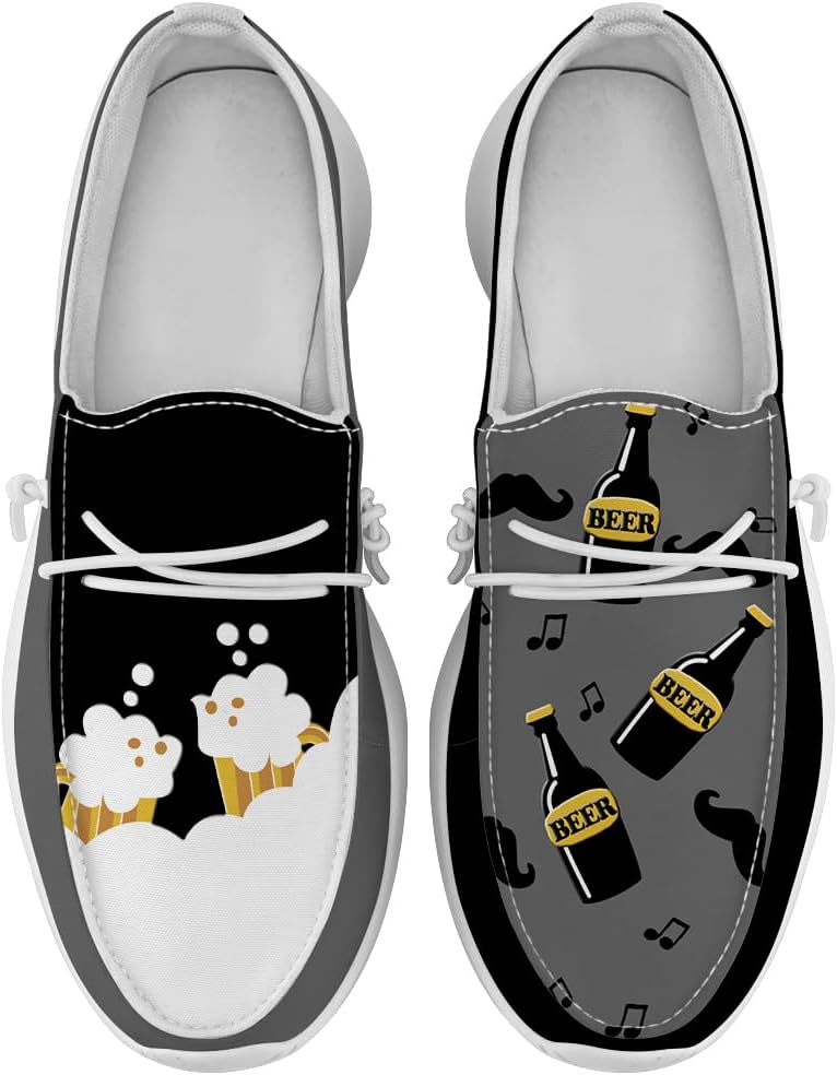 

Женские и мужские лоферы-кеды Quorax на шнуровке, слипоны, забавные подарки для нее и для него, белый