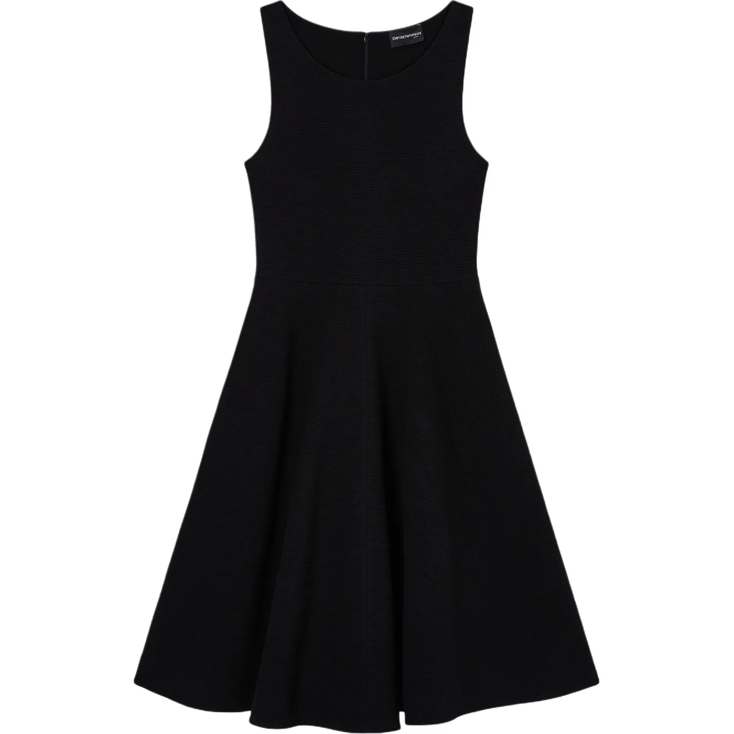 Женское платье без рукавов SS26 EMPORIO ARMANI, Black