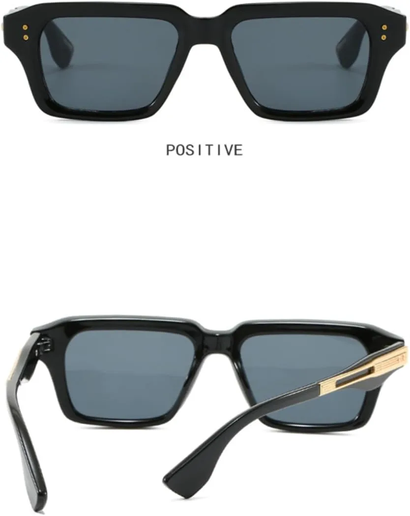 

Классические солнцезащитные очки с заклепками для женщин и мужчин, винтажные панк-очки для активного отдыха и вождения, роскошные солнцезащитные очки VFDHN, 5206-c1