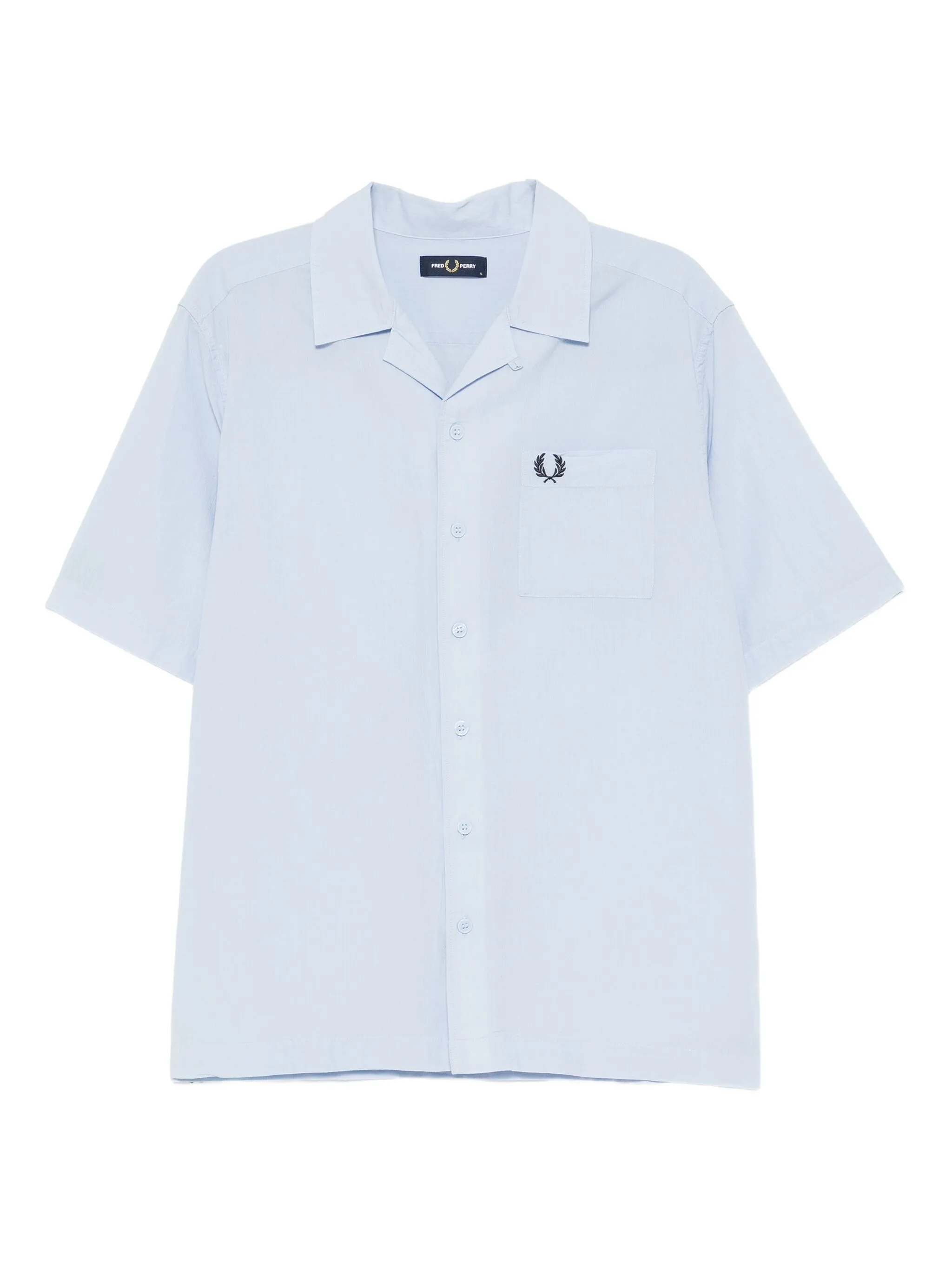 

Рубашка с вышитым логотипом Fred Perry, синий