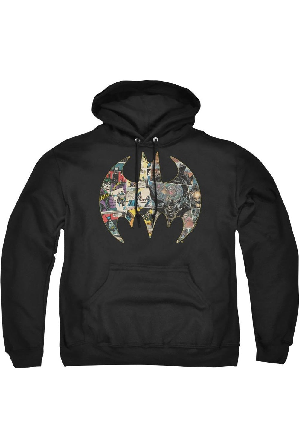 

Толстовка с капюшоном Batman Collage Shield для взрослых Gildan, черный