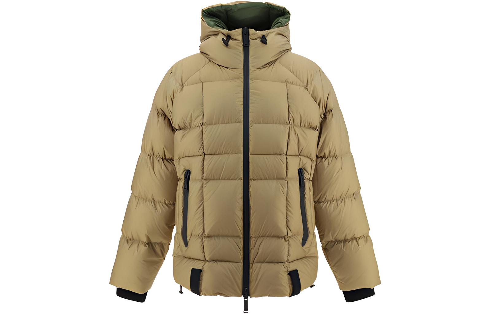 

DSQUARED 2 Куртка утепленная с молнией и принтом логотипа, Beige