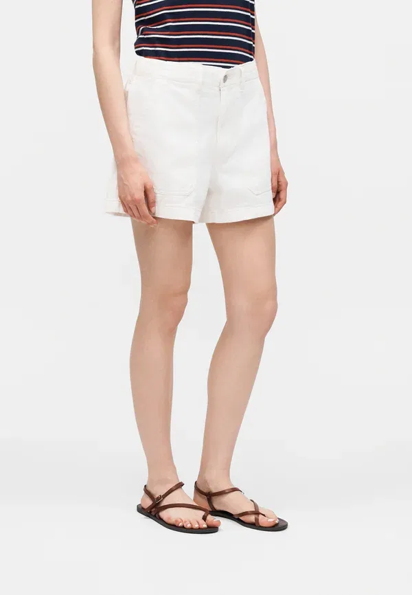 Шорты джинсовые утилитарные Gap, белый