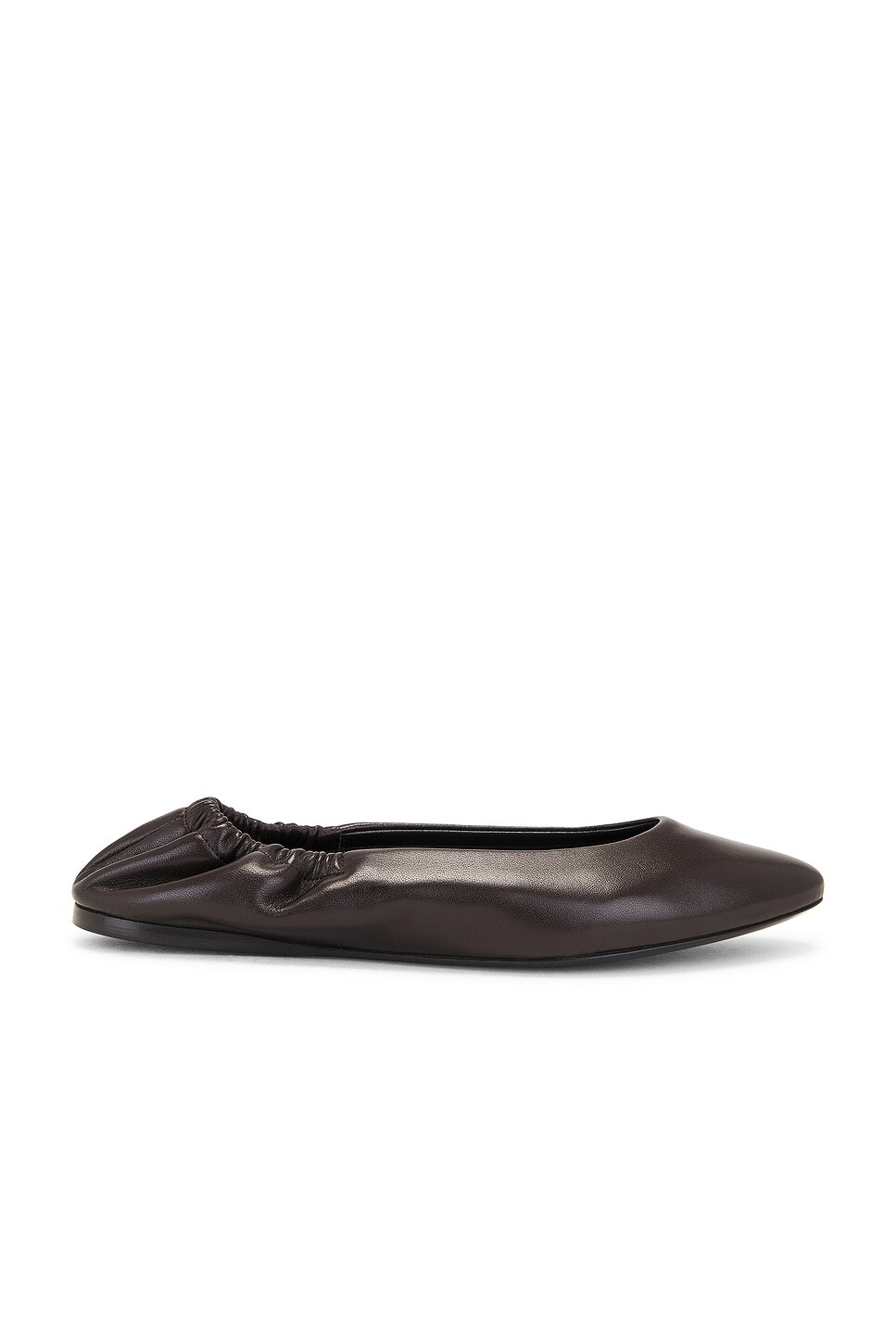 Балетки Mami Flat Saint Laurent, цвет Harris Eagle Brown
