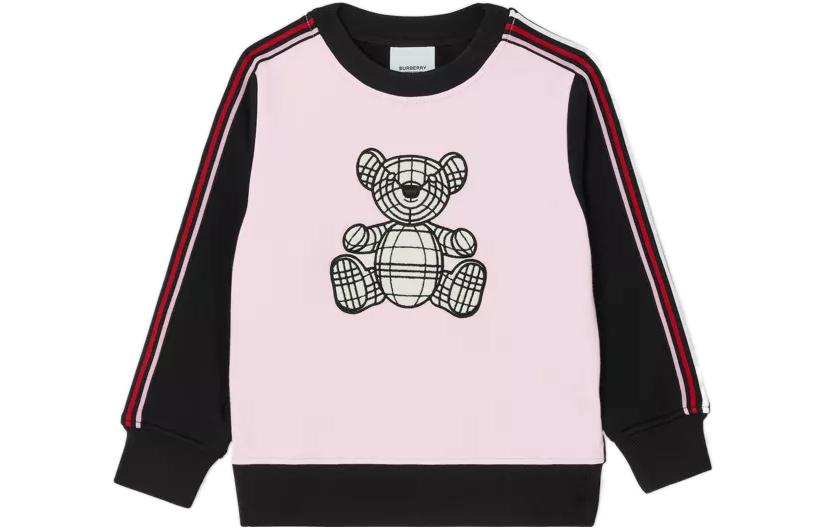 

Свитшот FW22 Light Candy Pink Kids Burberry, светло- розовый