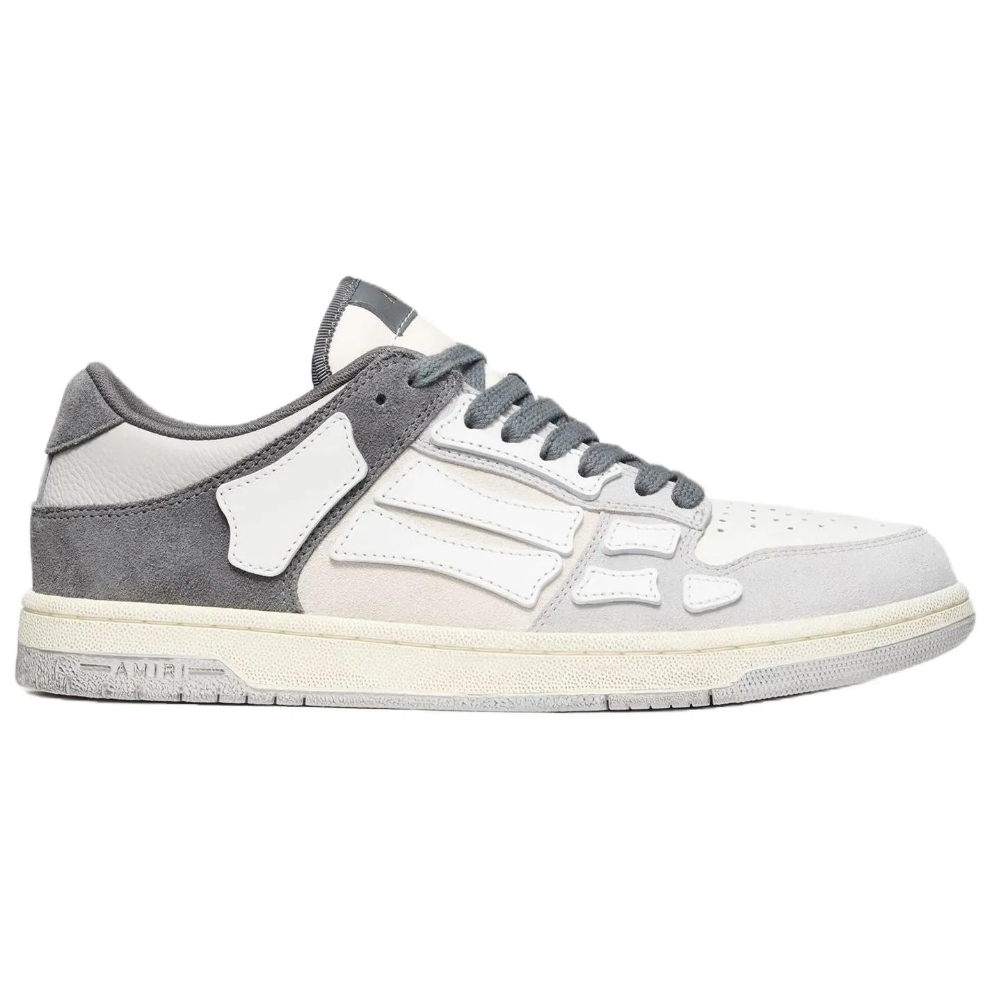 Кеды AMIRI Skel Top Low Leather Gray — фото 3