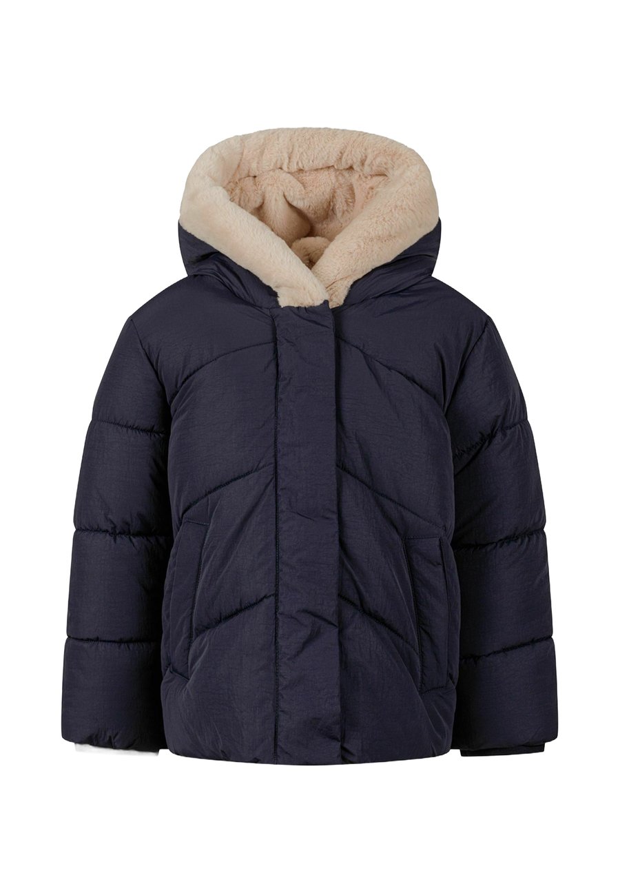 Зимняя куртка MINOTI PADDED HOODED FLUFFY LINED, Dark Blue — фото 2