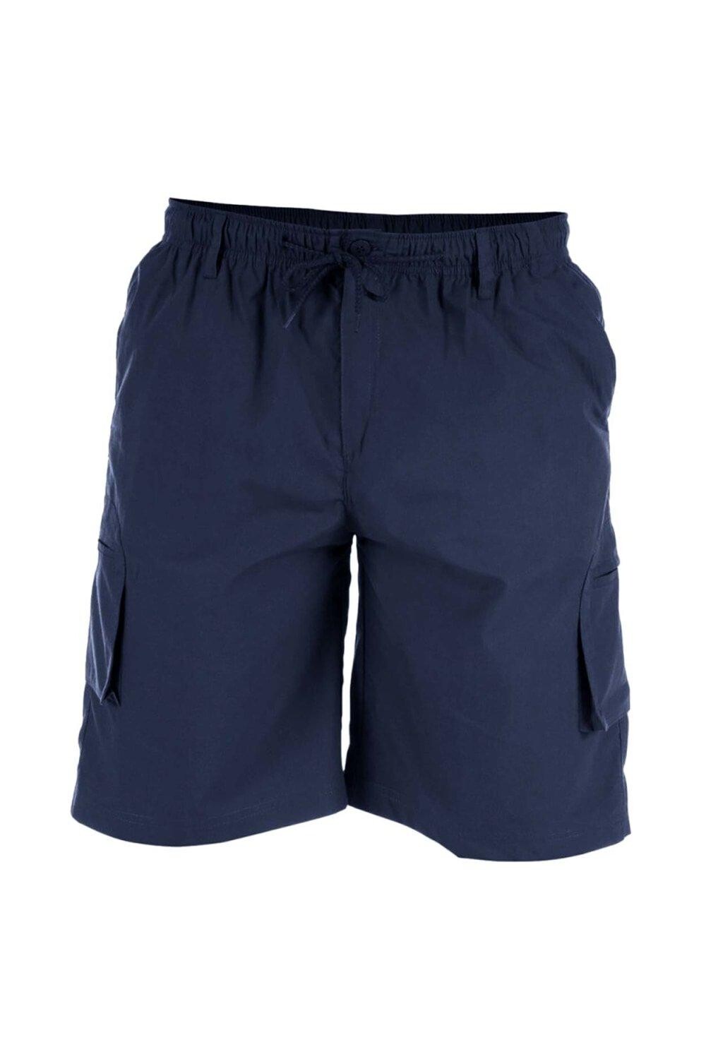 

Шорты-карго с эластичной резинкой на талии Nick D555 Duke Clothing, темно-синий