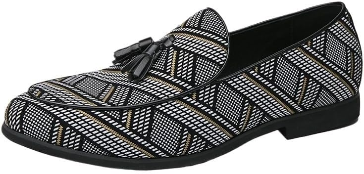 

Мужские классические лоферы, мокасины без шнурков, нескользящие и износостойкие, для повседневной носки, вечеринок, вождения, деловых встреч Zestrelax, белый