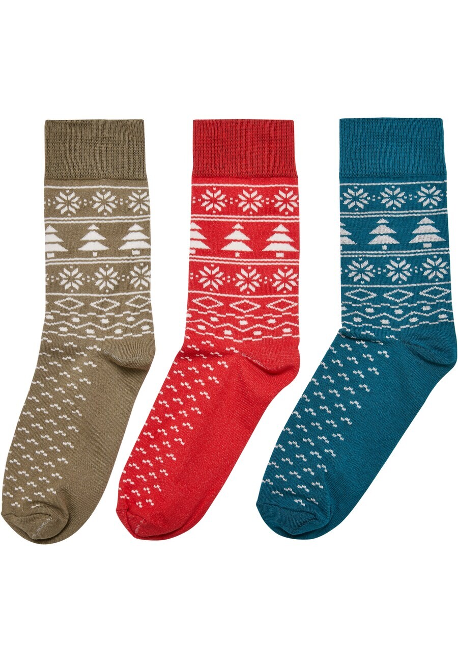 

Носки Urban Classics Socks, цвет blue/olive/red