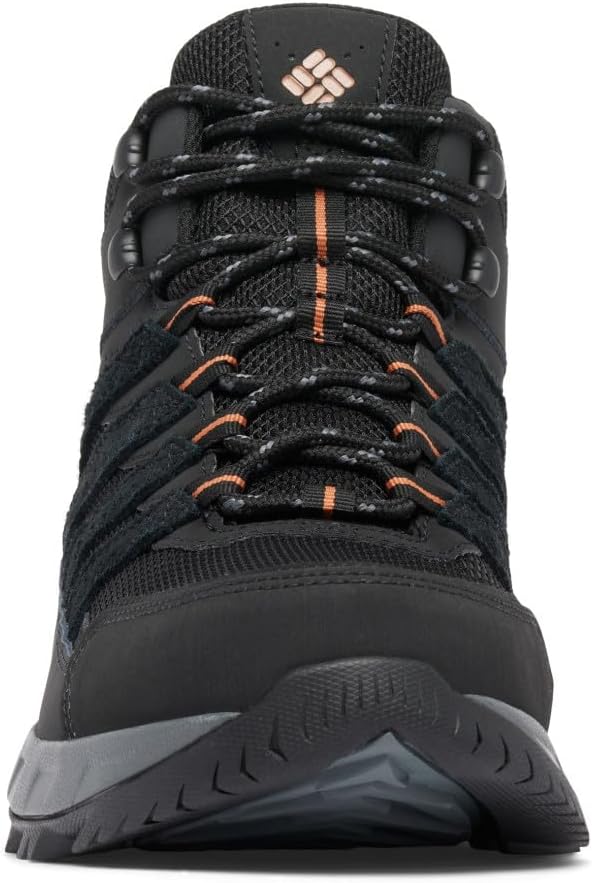 Мужские водонепроницаемые походные ботинки Columbia Strata Trail Mid, Black/Owl — фото 3