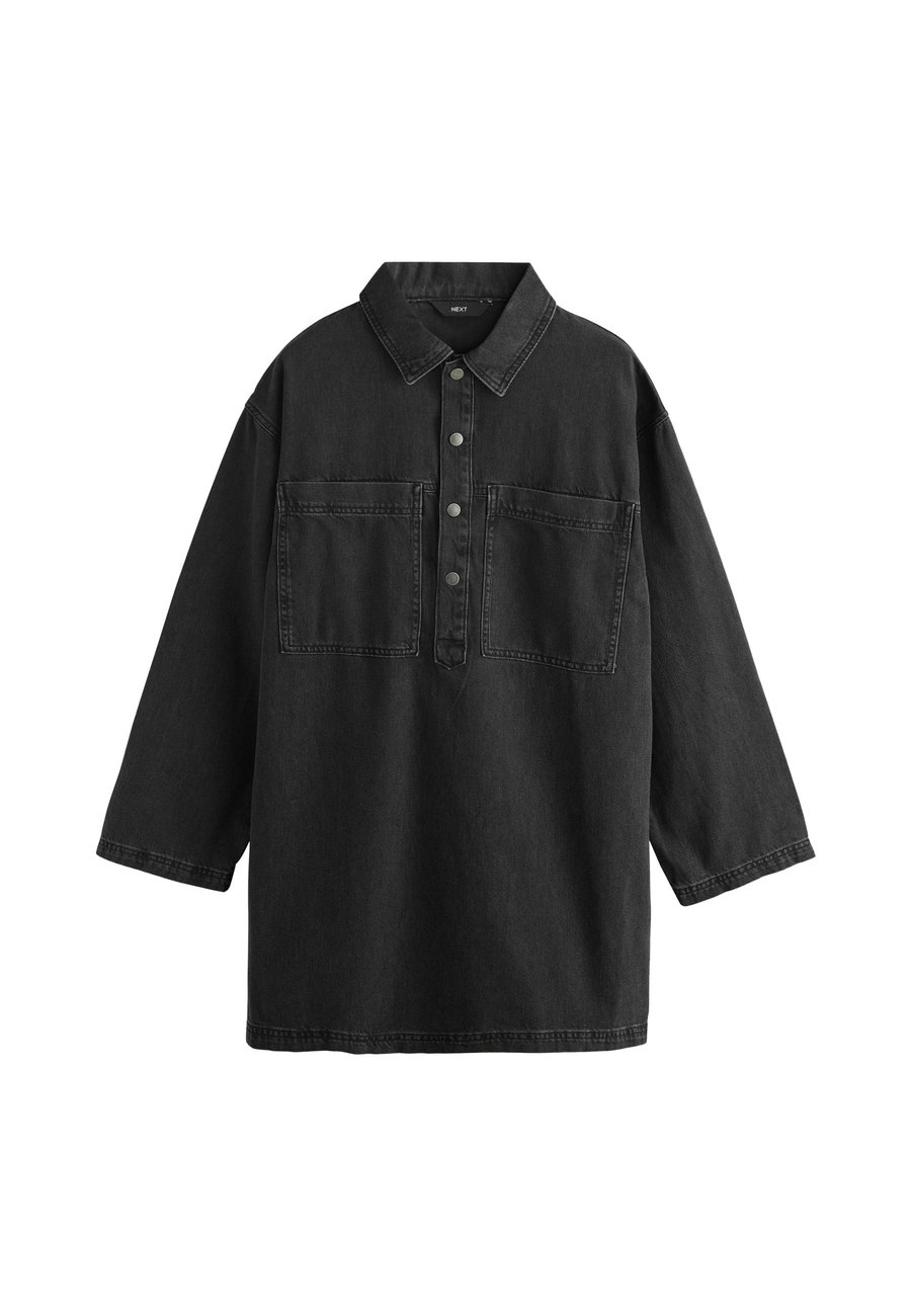 

Платье Next Denim dress, Washed Black/Black