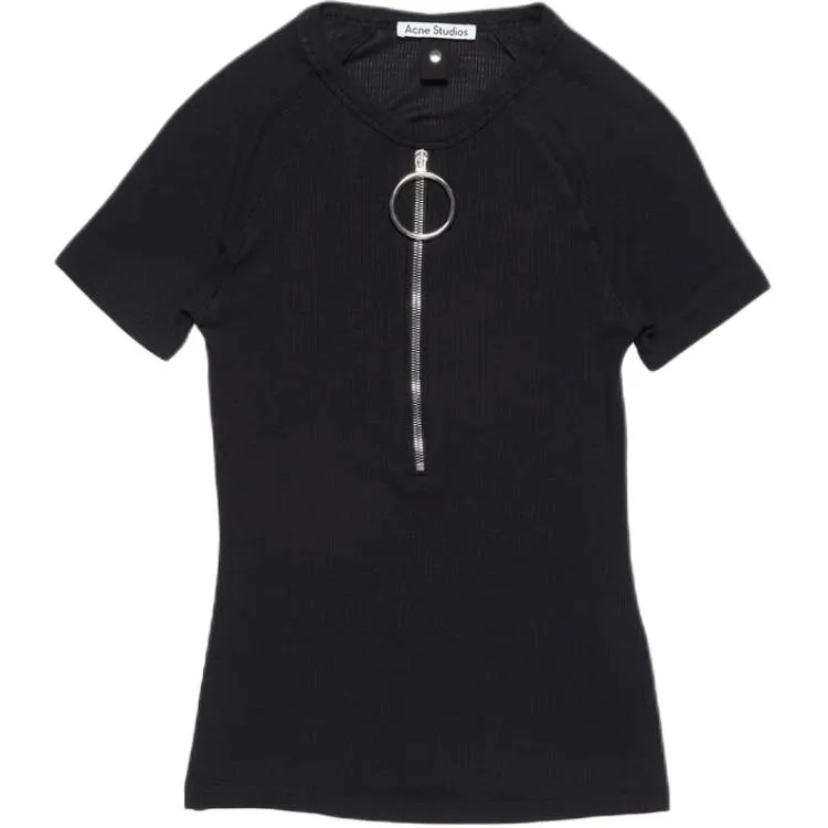 Футболка SS26 Women's Acne Studios, черный