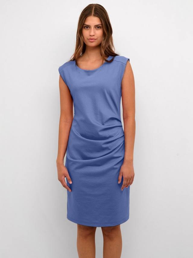 

Индийское коктейльное платье KAFFE, цвет Blue Indigo