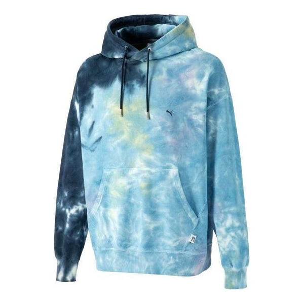 

Толстовка mmq tie dye hoodie 'blue' Puma, синий