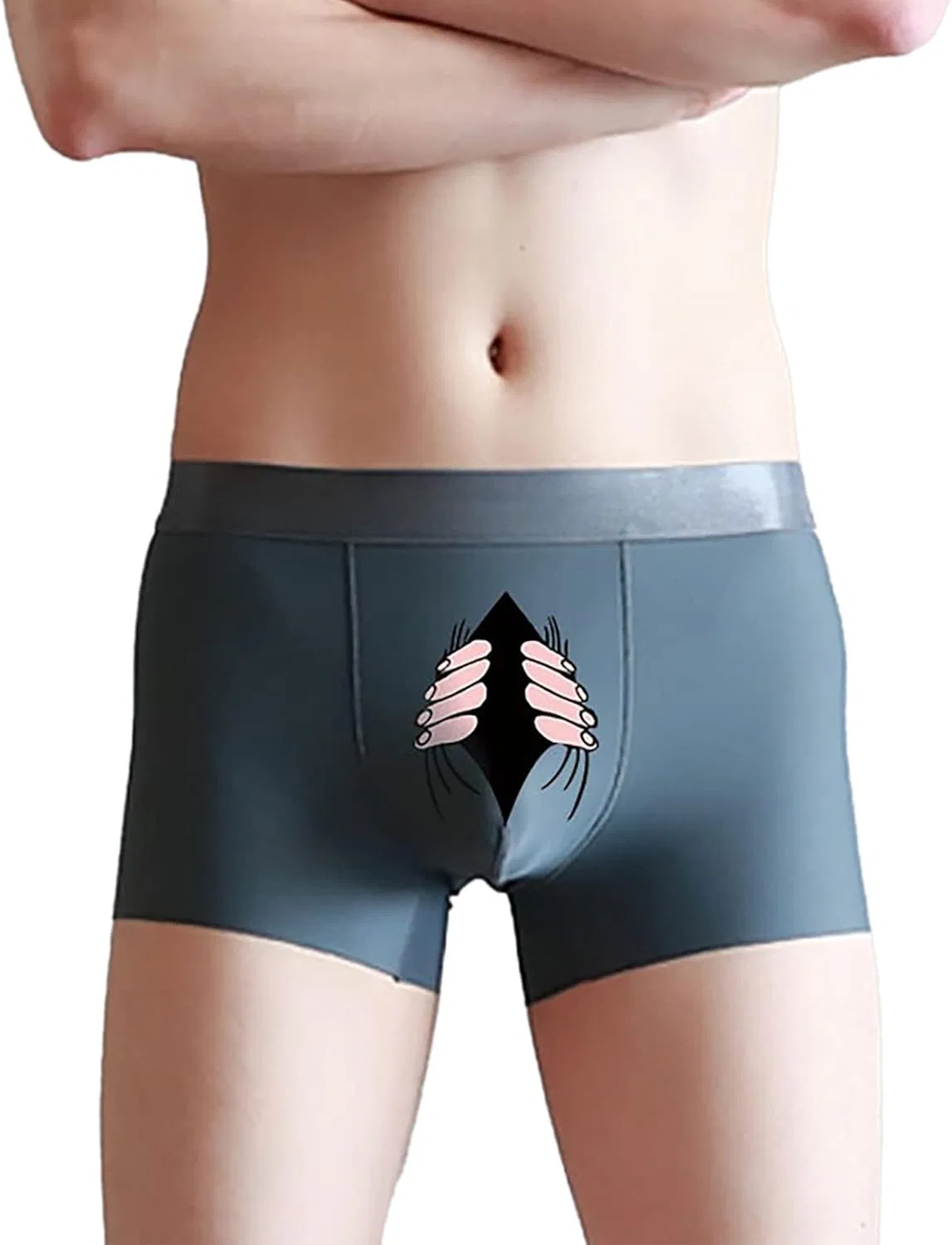 Активные трусы-боксеры Men's, темно-серые — фото 4