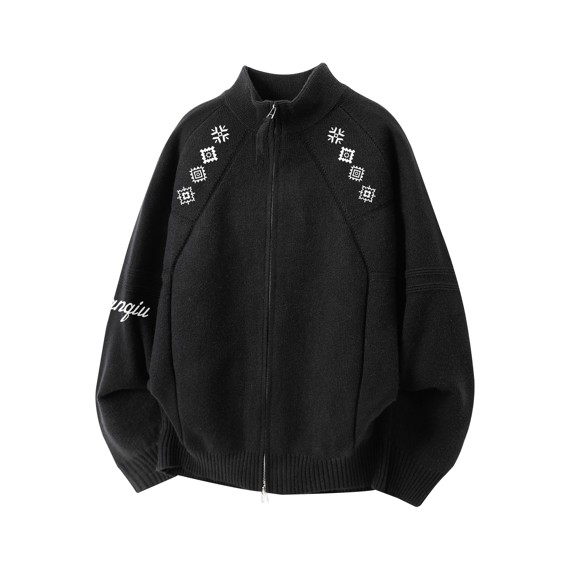 

Свитер Unisex Stand Collar Moderate HUANQIU, черный