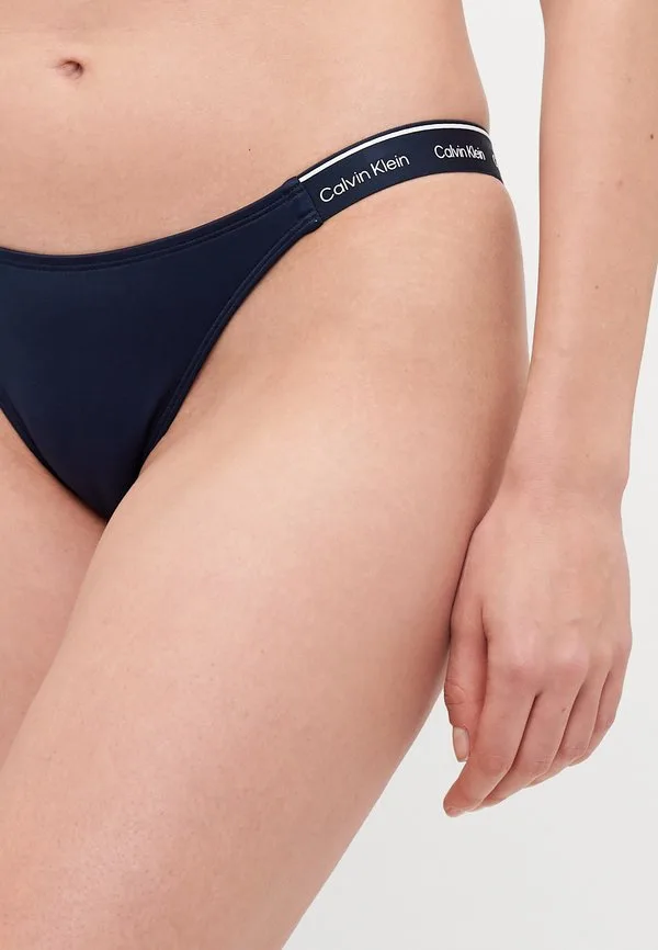 Плавки от бикини с изогнутой формой в форме дельты Calvin Klein Swimwear, Dark Sapphire — фото 4