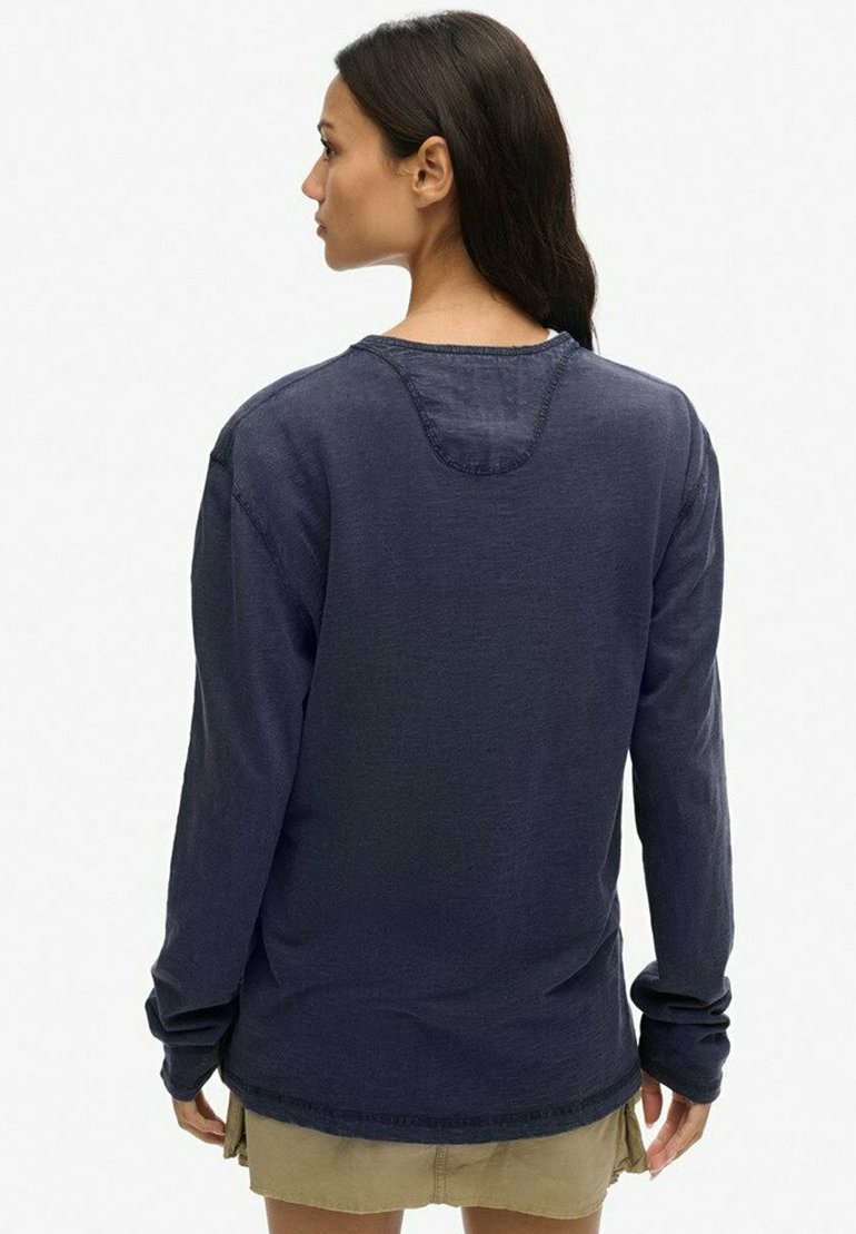 

Топ с длинными рукавами GRANDAD Superdry, синий