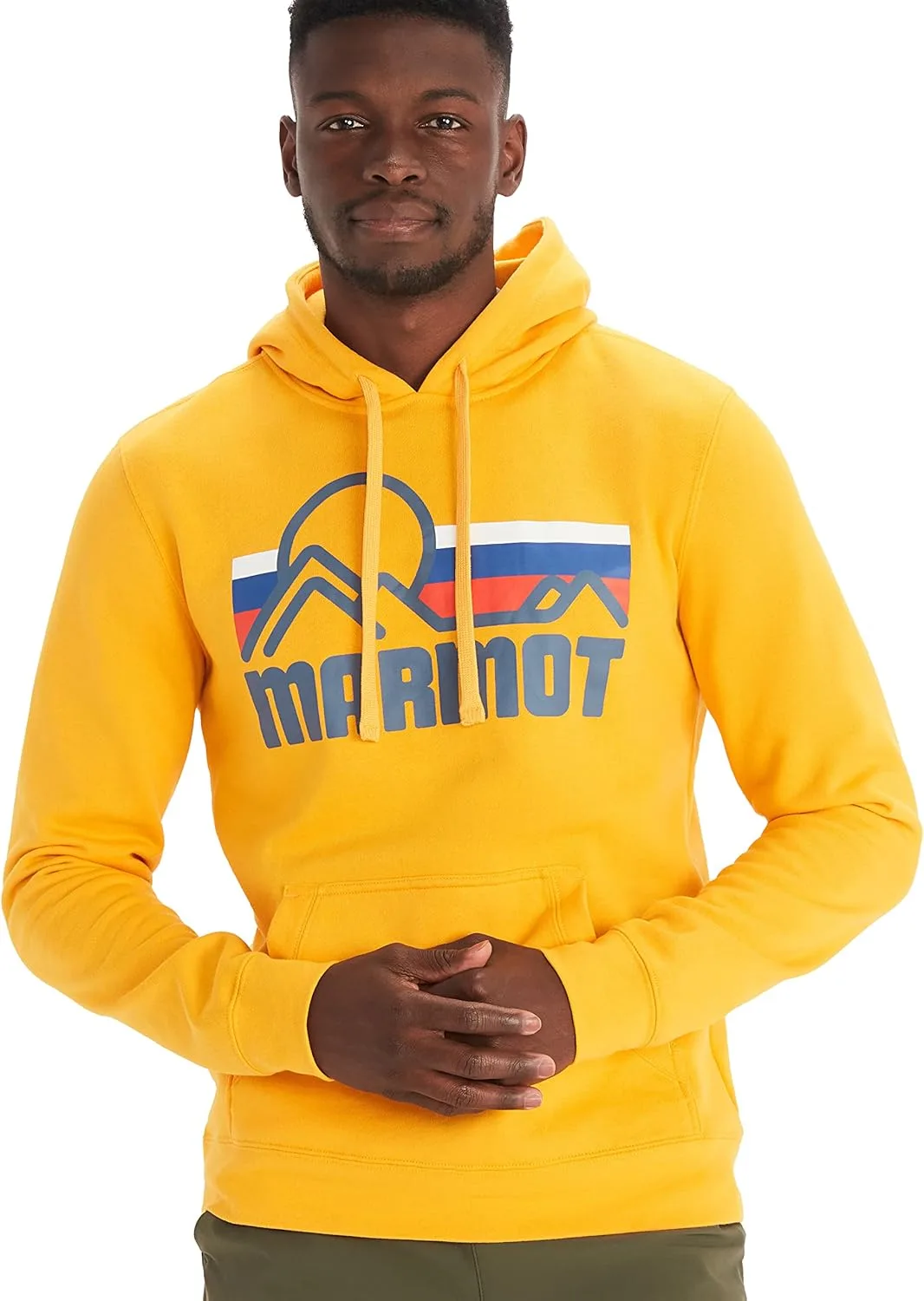 

MARMOT Men's Coastal Hoody — худи с принтом, джерси и карманом-кенгуру